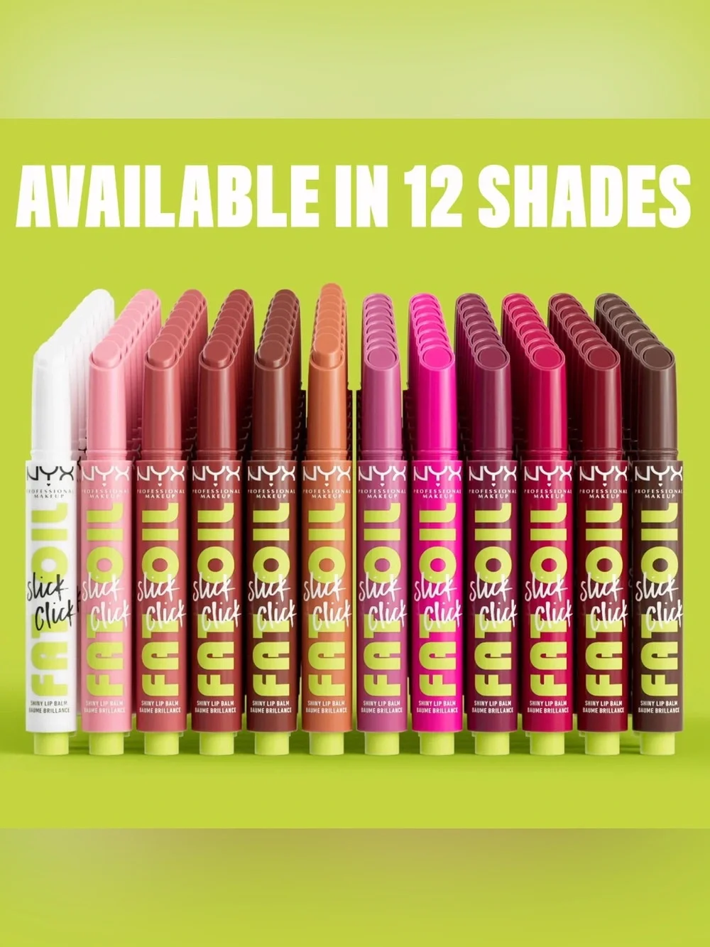 NYX Fat Oil Slick Click Lip Balm - Trending Topic, NEW